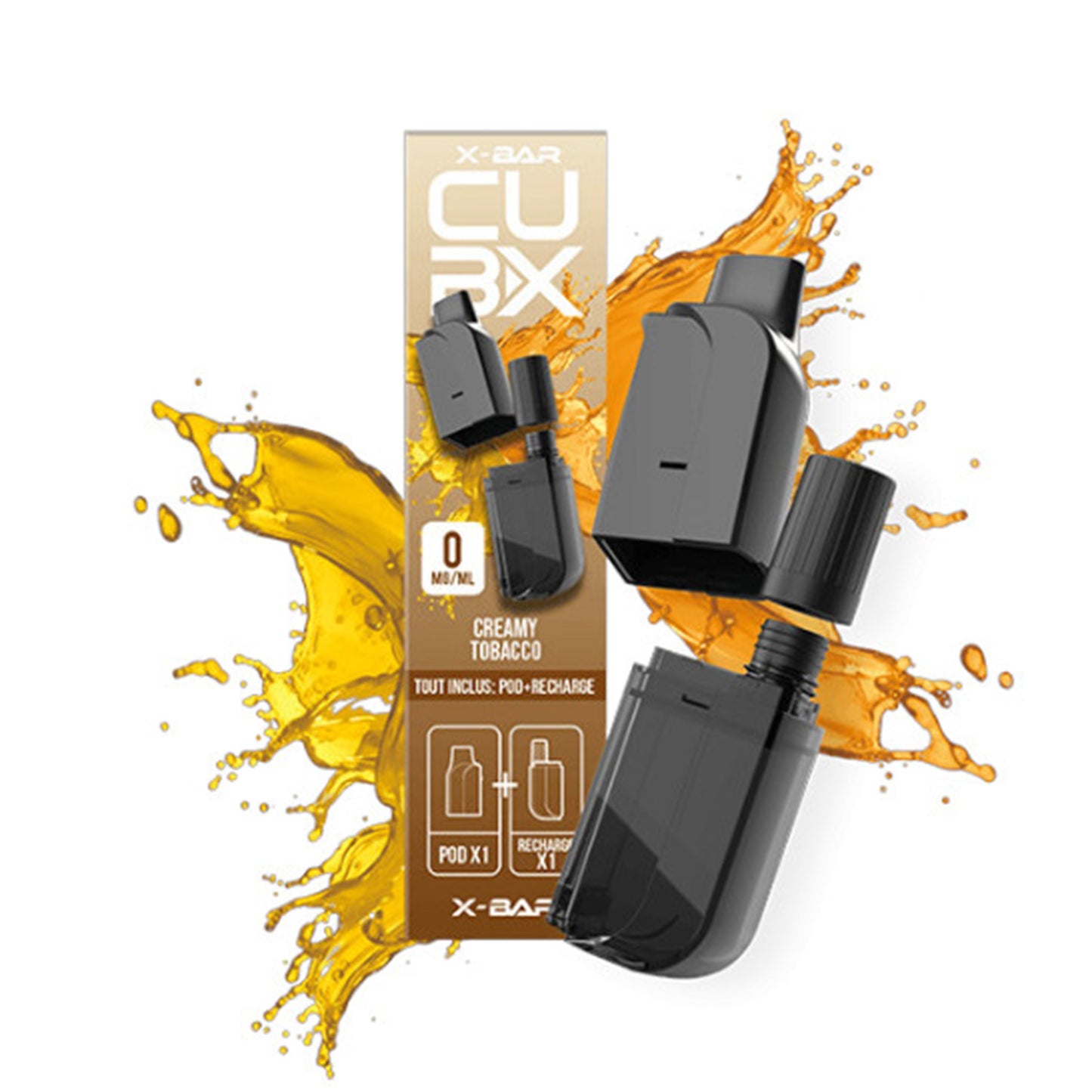 CUBX 2 Pods – Creamy Tobacco