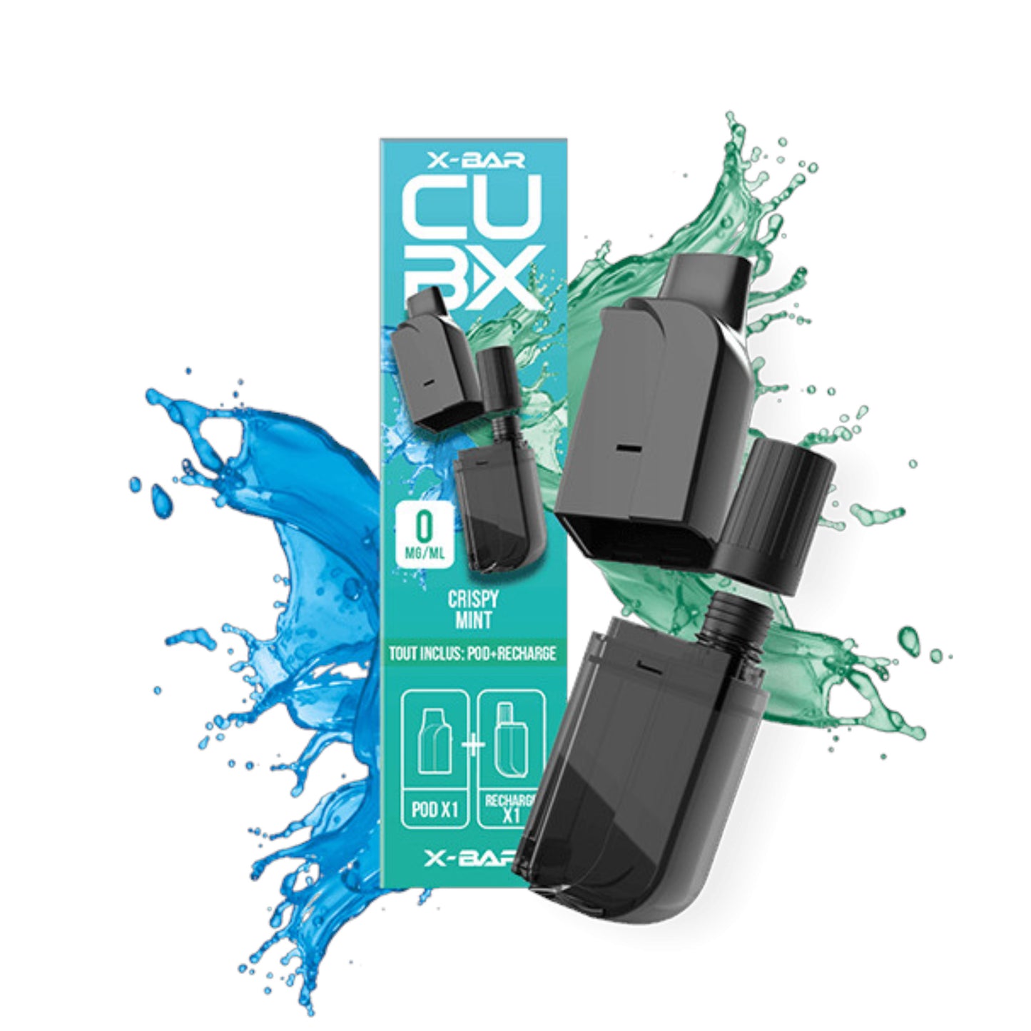 CUBX 2 Pods – Crispy Mint