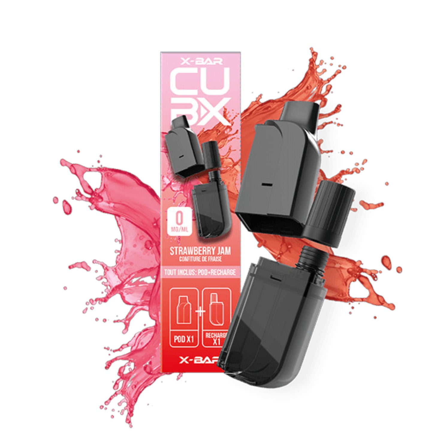 CUBX 2 Pods – Strawberry Jam