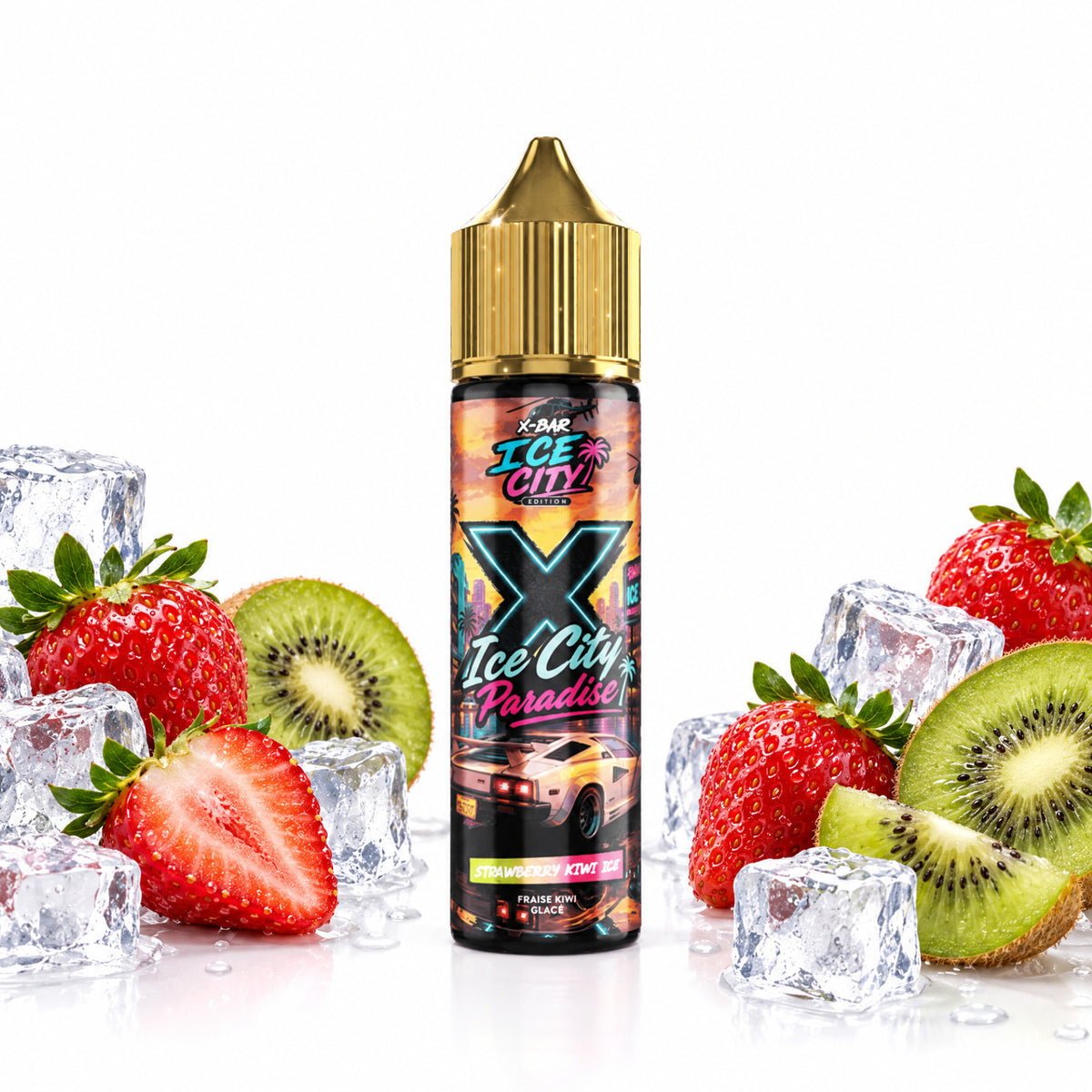 E-liquide Ice City Paradise – Strawberry Kiwi 50ml - Ice City