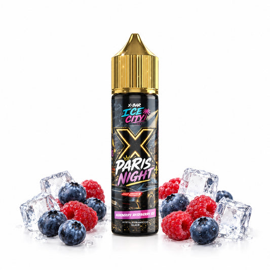 E-liquide Paris Night – Blueberry Raspberry 50ml - Ice City