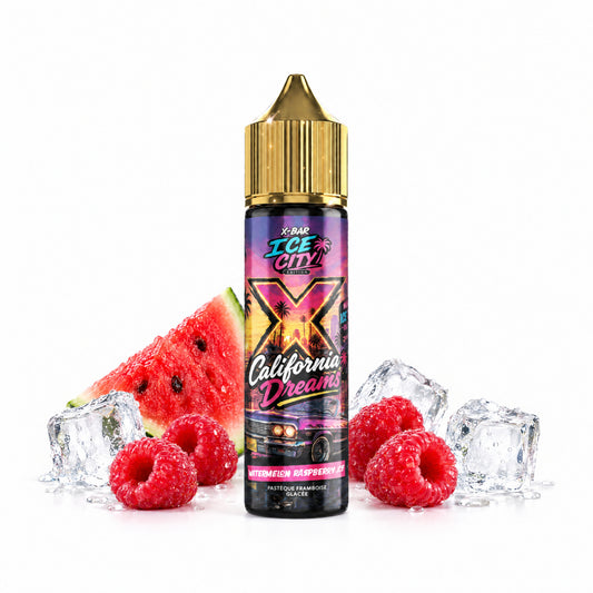 E-liquide California Dreams – Watermelon Raspberry Ice - 50ml Ice City