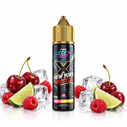 E-líquido New York Hustle – Cherry Lime Raspberry 50ml - Ice City