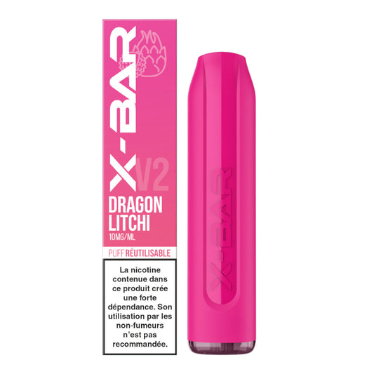 X-BAR V2 Puff Dragon Lichée