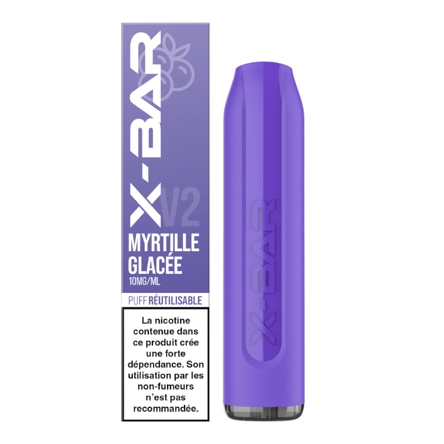 X-BAR V2 Puff Iced Blueberry