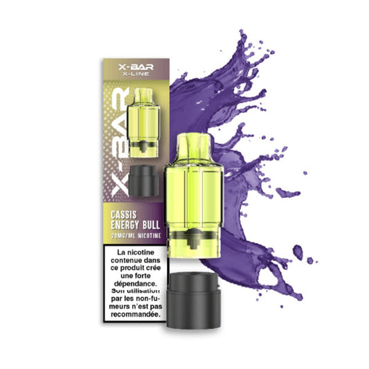 X-Line Pod - Blackcurrant Energy Bull