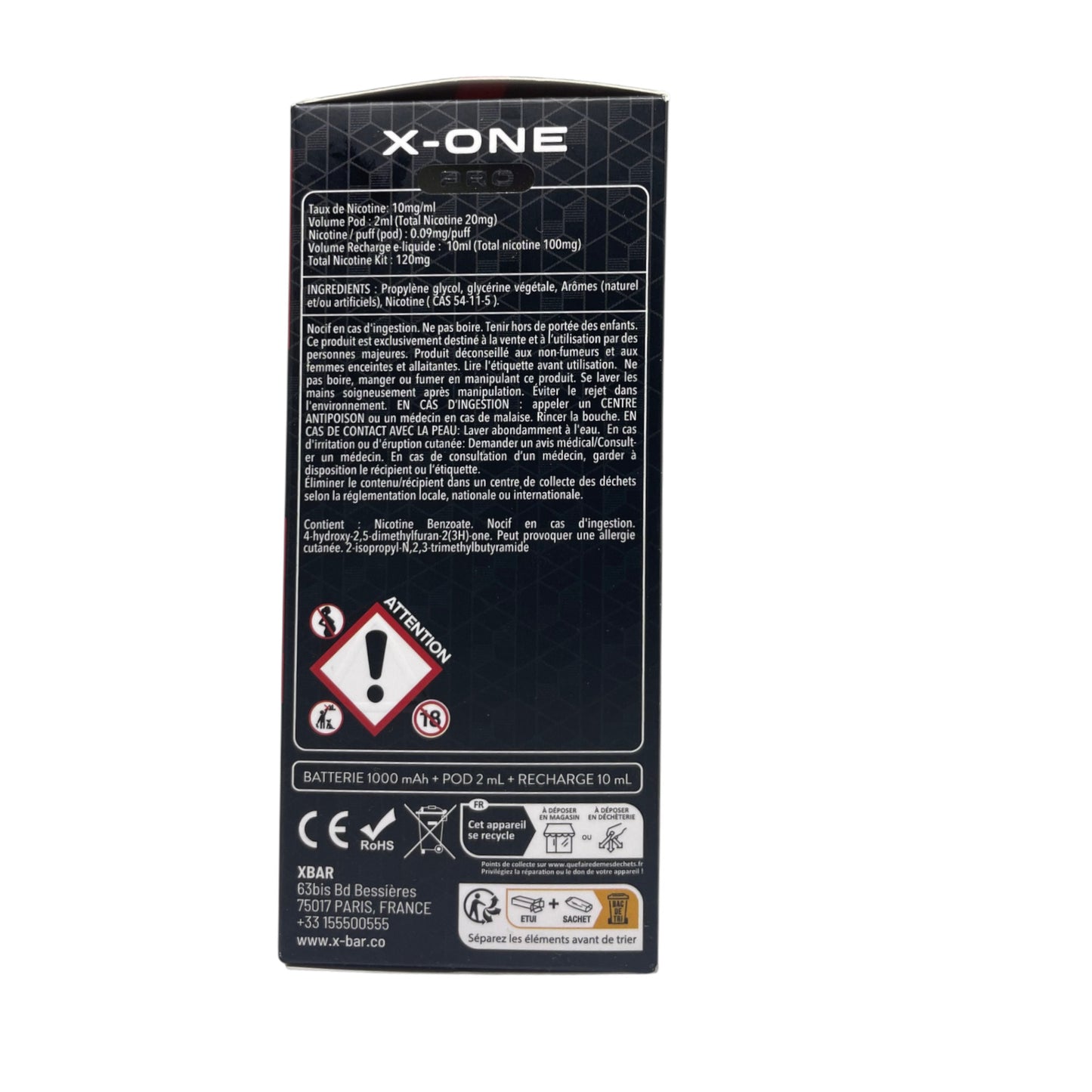 X-One Pro Kit Fizzy Lemon